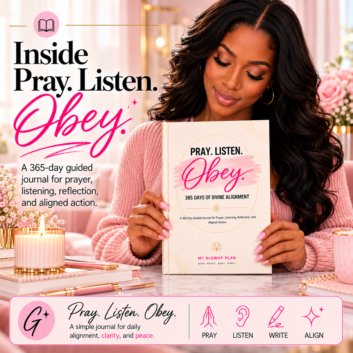 Pray.Listen.Obey—365 Days of Divine Alignment 2nd Edition