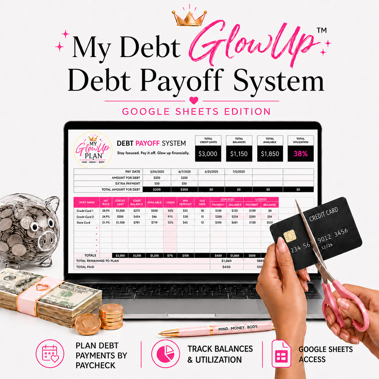 My Debt GlowUp™ Debt Payoff System